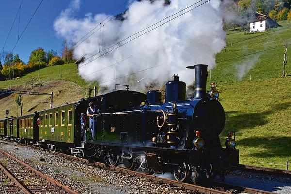 Dampfbahnromantik im Herzen der Schweiz 112