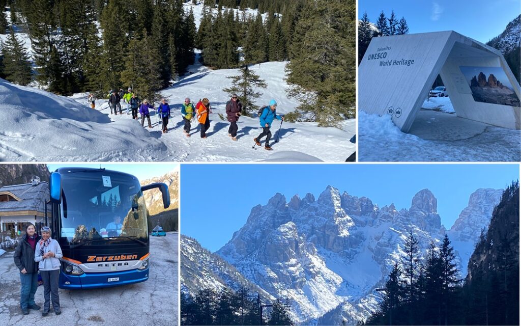 Winterwandern in den Dolomiten